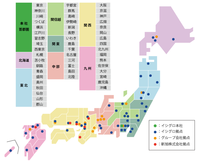 イシグログループマップ